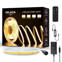 Striscia LED COB 324led/m 6m 24V Bianco caldo/naturale/freddo Alto CRI 90+ con striscia luminosa flessibile remota RF per cucina camera da letto