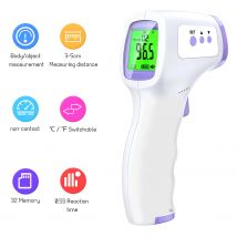 Termometro digitale sulla fronte Termometro medico a infrarossi senza contatto Strumento per la misurazione della febbre della temperatura corporea per neonati adulti