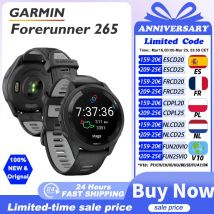 Garmin Forerunner 265 Reloj deportivo GPS al aire libre Correr Fitness Maratón Natación Frecuencia cardíaca china Reloj inteligente de oxígeno