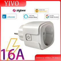 Ewelink Zigbee Smart Plug 16A EU Smart Steckdose mit Power Monitoring Timing Funktion Sprachsteuerung über Alexa Google Home Yandex