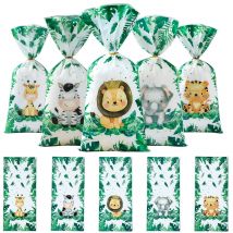 Jungle Animals Candy Gift Bags sacchetto di imballaggio per biscotti Wild One Safari Gift Bag