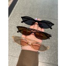 3-teiliges modisches Cat-Eye-Brillen-Set für Herren und Damen, quadratische Retro-Modebrille, geeignet für Strand-Reisebrillen