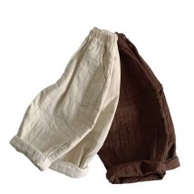 2024 Winter New Product Thickened Warm Line Casual Versatile Pants