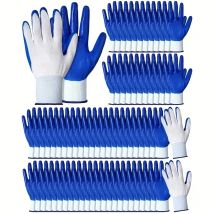 20 Stück Nitrilbeschichtete Sicherheits-Arbeitshandschuhe, rutschfeste, nahtlose Strick-Arbeitshandschuhe, langlebige Herren-Industrie-Lagerhandschuhe