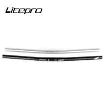 Litepro Faltrad Gerade Horizontale Lenker 25.4*540/580MM Fahrrad Ein-geformte Griff Bar Ultraleicht 148G