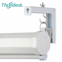 Thundeal Universelle Verstellbare Projektorleinwand-Montagehalterung Projektionsleinwand Wandhalterung L-Halterung Filmleinwand-Vorhanghalterung