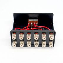Amplifier speaker switcher  one in and two out (two in and one out) Two 2 channel stereo audio amplifiers PK or selection