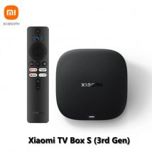 Xiaomi TV Box S 3. generacji 4K Ultra HD Bluetooth 5.2 Wi-Fi 6 2+32 GB Google TV Google Assistant Inteligentny odtwarzacz multimedialny