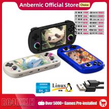 ANBERNIC RG40XX H przenośna konsola do gier 4.0-in 640*480 ekran IPS 3200mAh 64-bitowy system ze