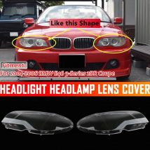 2003-2006 Auto Faro Anteriore Copriobiettivo Trasparente Per BMW Serie 3 E46 325Ci 330Ci Coupe Convertibile 2 Porte Faro Copertura Della Lampada