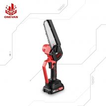 ONEVAN-Sierra eléctrica de 2500W y 6 pulgadas, motosierra portátil de 20000RPM, herramienta eléctrica de poda de jardín recargable para Pin de batería Makita de 18V