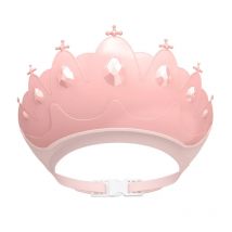 Shampoo Kappe Krone Baby Dusche Kappe Einstellbare Größe Kinder Cartoon Bad Visier Säuglings Haar Schild Gehörschutz Wasserdicht