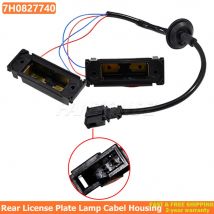 7H 0827740   Hinten Kennzeichen Licht Gehäuse Für Volksawgen Transporter T5 T6 Für VW Caddy MK2/MK3 2004-2015