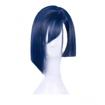 New Arrival DARLING in the FRANXX 015 Ichigo Short Blue Wig Synthetic Hair Perucas Cosplay Costume Wig+ Hairpin