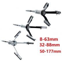 Levigatrice a cilindro a tre griffe da 51-177mm diametro interno smerigliatrice motore in acciaio per auto cilindro del freno strumento di levigatura dell'albero flessibile