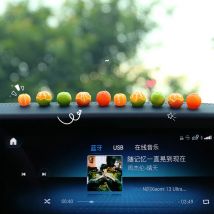 Fresh Orange Decoration Car Fake Fruits Cute Sugar Mandarin Ornament Auto Interior Dashboard Accessories for Girls Gifts