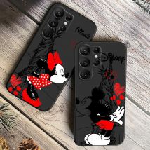 Cartoon Disney Mickey Minnie für Samsung Galaxy S24 S23 S22 S21 S20 S10 S10E S9 S8 plus Fe Ultra 5G