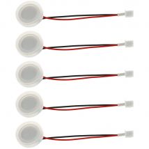 5 Pcs 20mm 1.7Mhz Ultrasonic Mist Maker Fogger Ceramics Discs with Wire and Sealing Ring Humidifier Accessories