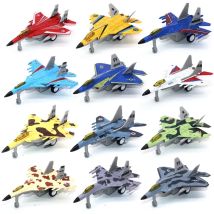 Legierung Kampfjet Modell J-15 J-20 F-15 F-22 MiG-29 SU-27 Simulation Diecast Flugzeug Modell Zurückziehen Serie kinder spielzeug geschenk