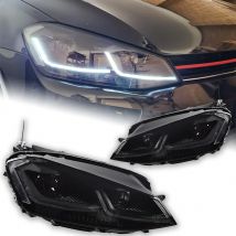 AKD Car Styling per VW Golf 7 Faro a LED 2013-2016 MK7 Fari DRL Lampada frontale Lente di segnale dinamico Accessori automobilistici