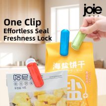 JOIE Rainbow Food Bag Clips 3/6pcs Snack Food Storage Bag Sealed Clip Durable Kitchen Storage Organization Home Food Close Clip