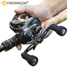 Meeresangeln Baitcast-Rolle 6+1 BB Carbon Body Max Drag 16 kg Lure Shake Langsam Baitcaster-Rad Metallspule für Süßwasser im Freien