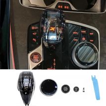 4-teiliges Set Kristall-Schaltknaufhebel für BMW 3er X3 X4 X5 X6 F44 G20 G05 G06 G01 G02 G08 automatischer Kristall-Schalthebel