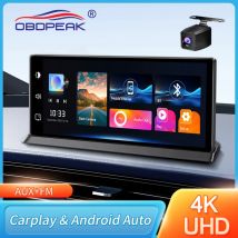 K2 Pro 11.3 "Car DVR 4K Camera Wireless Carplay Android auto Ai Screen Dash Cam Dual Len Video