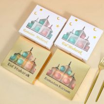 Eid mubarak Geschenk box Kuchen Candy Box Ramadan Dekoration für zu Hause 2024 Ramadan Kareem islamische muslimische Party liefert eid al-fitr