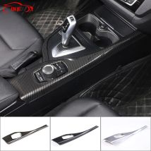 Per BMW 1 serie 2 F20 F21 F22 F23 116I 118I 2012-2019 ABS fibra di carbonio Multimedia pulsante pannello copertura adesivo accessori auto