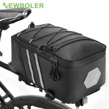 NEWBOLER Borsa per sedile posteriore per bicicletta Borsa per portabici MTB Borsa per bagagliaio Borsa da viaggio impermeabile di grande capacità per ciclismo
