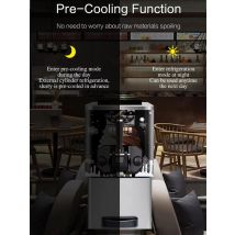 Automatic Smoothie Snowflake Flake Milk Ice Cream Shaver Hot Selling Fast Milk Snow Ice Machine Air Cooling
