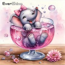 Evershine 5D DIY Diamant Malerei Schildkröte Tier Bild Strass Stickerei Schildkröte Handarbeiten Mosaik Cartoon Wand Dekor