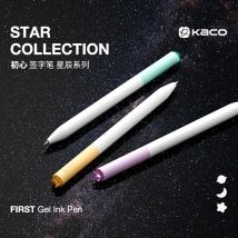 3 Stück KACO FIRST Kawaii Gelstifte, Stern rotierend, hochwertig, 0,5 mm Siangture Caneta Creative Girl Stylo für Hausaufgaben-Teststation