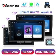 Reproductor Multimedia de Radio para coche Android 12 de 2 din Universal 7 9 10 "Carplay estéreo 4G GPS DVD para Nissan Hyundai toyota CR-V Kia 3USB