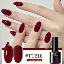 TARTU 8ml Smalto per unghie gel Rosa Rosa Rosso Grigio Borgogna Unghie Art Soak Off UV/LED Smalto gel semipermanente per manicure