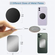 Dünne Metall Platte Disk Für Magnetische Auto Telefon Halter Eisen Blatt Aufkleber Disk Für Magnet Tablet Schreibtisch Telefon Auto Ständer Halterung Runde