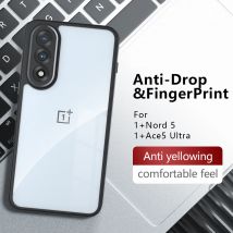 Custodia trasparente per OnePlus Nord 5 Cover OnePlus Nord 5 Fundas Coque Custodia rigida per fotocamera per PC Custodia posteriore antiurto OnePlus Nord 5
