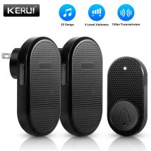 M558 Drahtlose intelligente Türklingel Willkommen Home Security Alarm Türklingel mit 32 Liedern, 4 Stufen einstellbare Lautstärke, einfache Installation