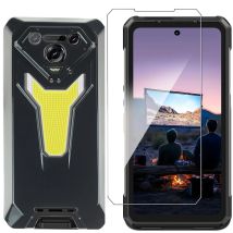 2-in-1 Vetro + Copertura In Silicone Per Ulefone Armor 34 Pro 34Pro 6.95 "Custodia Proteggi Schermo In Vetro Temperato Per Ulefone Armor 34