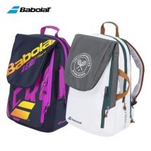 Original Babolat Tennis Backpack Wimbledon PURE WIM Tennis Bag 3 Tennis Rackets Bag Separated Shoes