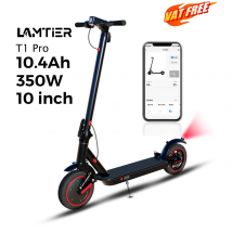 Lamtier T1 Pro Scooter Eléctrico 36V 10.4Ah plegable 10 "E-scooter 350W Motor 25-30 KM/H velocidad 120KG capacidad de carga freno de disco trasero
