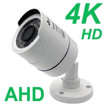 JIENUO 4K AHD Telecamera CCTV di Sorveglianza di Sicurezza Esterna Impermeabile A Infrarossi NightVision Coperta CVI 1080P 5MP HD Casa Cam Monitor