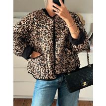 HXAO Lightweight Padded Jackets Outerwears Women's Quilted Jacket Woman Autumn Winter Coat Female Leopard New in Coats 2024