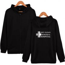 Grey Sloan Memorial Hospital Winter Hoodie Meredith Grey Derek Shepherd Grey's Fleece Warme Jacke Grey's Anatomy Harajuku Mantel