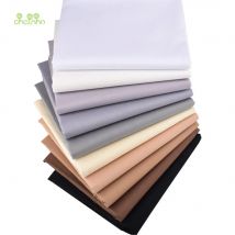Chainho,Printed Twill Weave Cotton Fabric,Patchwork Cloth,DIY Sewing Quilting Material,10 Solid Color Series,5 Specification