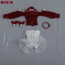 JOYBJD Miyn 1/4 BJD Kleidung LDS Cai Mädchen Kleidung Große Brust BJD Kleid Schöne Puppe Zubehör