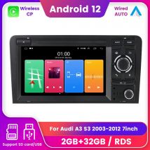MEKEDE 2Din GPS per auto Multimedia lettore radio automatico Wireless Carplay schermo IPS per Audi RS3 Sportback A3 8P S3 2003-2012 unità principale