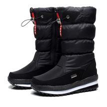 Winter Stiefel Dicken Plüsch Wasserdicht Nicht-slip Stiefel Mode Frauen Winter Schuhe Warme Pelz Botas mujer Frauen Schnee Stiefel Plattform
