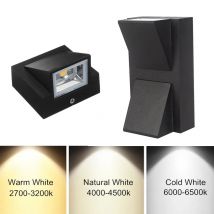 5W 10W Moderna semplice creativa lampada da parete impermeabile per esterni Lampade da cortile a LED lampada da cancello terrazza balcone lampada da parete da giardino